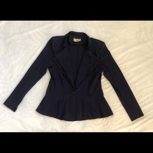 Double-Notched Tailored Blazer